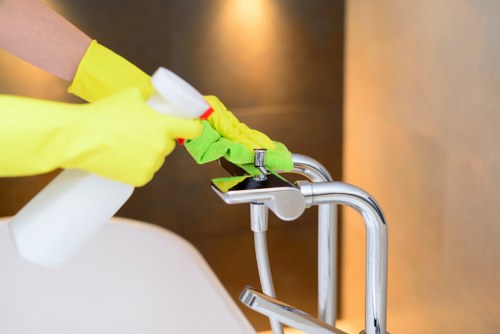 Local transfer station and charity reuse partnership for carpet cleaning waste