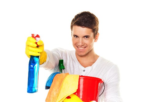 Deep upholstery cleaning removing stains from a living room sofa